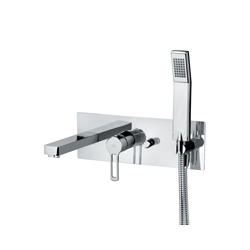Bateria wannowa podtynkowa zespolona Paffoni WEST WS001CR